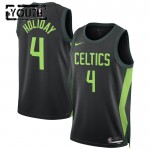 Maillot NBA Boston Celtics Jrue Holiday Nike 2024-25 City Edition Noir Swingman - Enfant
